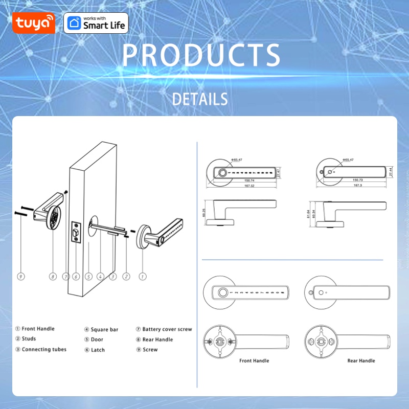 Indoor Door Locks, Room Door Locks B01